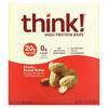 Think!, High Protein Bar, Chunky Peanut Butter, 10 Packs, 60g (2.1oz) Each