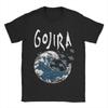 Men Gojiras Rock Metal Band T Shirt  100% Cotton Tops Novelty Short Sleeve O Neck Tees Gift Idea T-Shirts