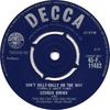 7inch Record GEORGIA BROWN, TED HEATH & HIS MUSI - Don't Dilly-Dally On The Way 45F11482 Decca 1962 UK Jazz Used