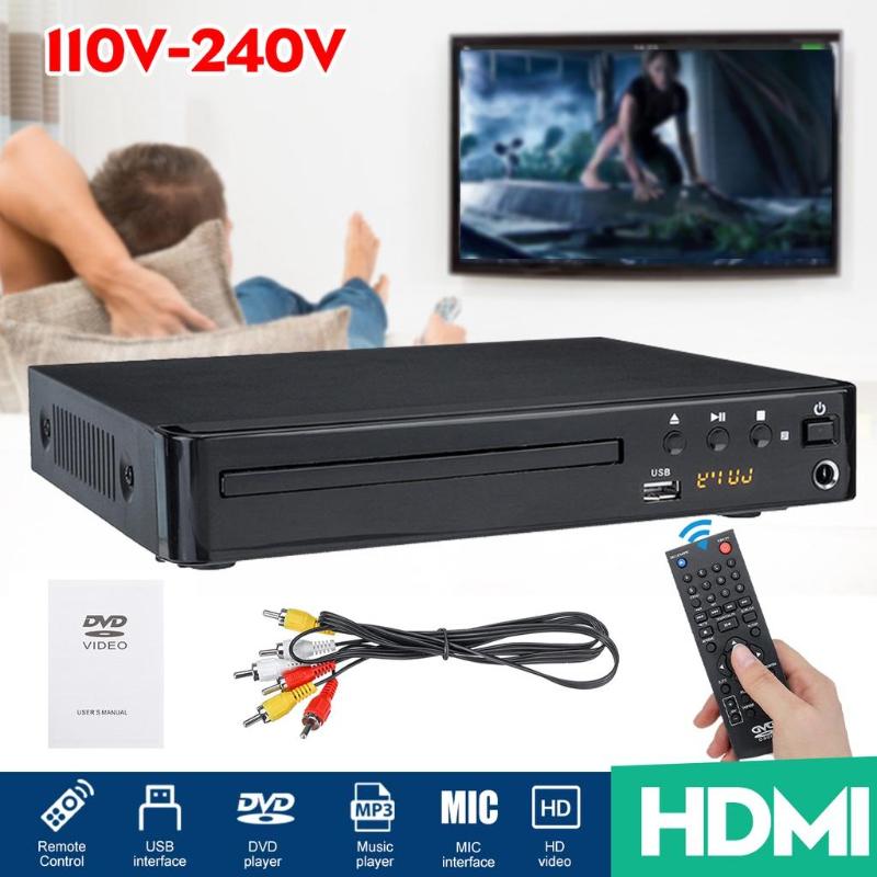 HD DVD-плеер Поддержка USB-порта ЖК-DVD-плеер Компактный регион Стерео видео MP4 MP3 CD USB-пульт дистанционного управления для домашнего телевизора