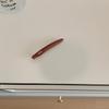 Заколка для волос из высококачественного ацетата в форме листьев ивы во французском стиле — импорт из Южной Кореи, элегантный и простой дизайн