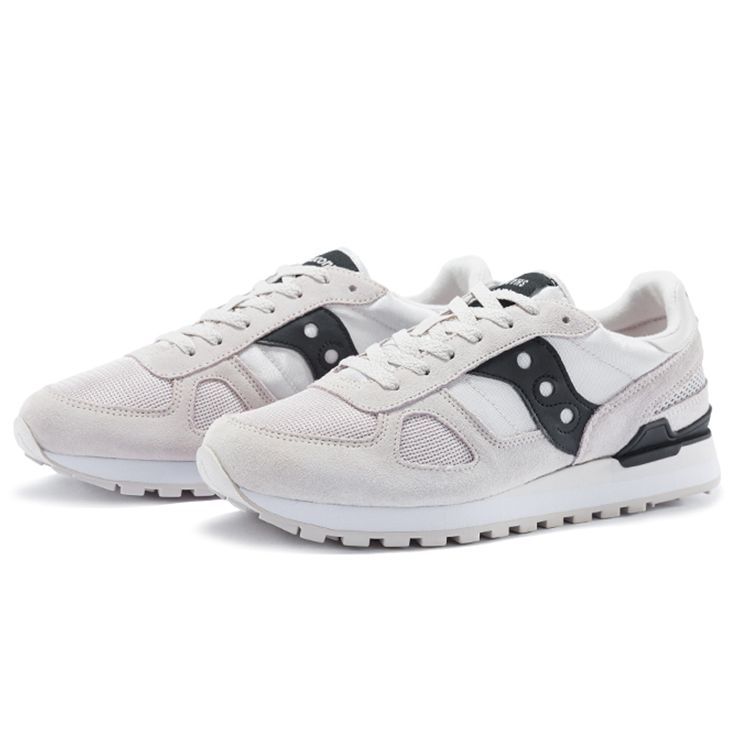 SAUCONY Shadow Original Классические Ретро Амортизация EVA Нескользящие Износостойкие Дышащие Низкие Кроссовки Мужские серый черный S79005-3