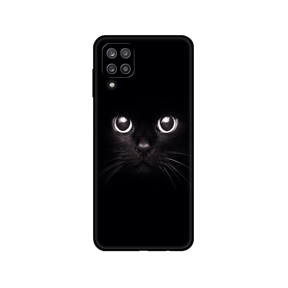 Мягкий силиконовый чехол для Samsung A12, чехол для телефона Samsung Galaxy A12, GalaxyA12 A 12 SM-A125F a125, бампер 6,5 дюйма; черный чехол из ТПУ