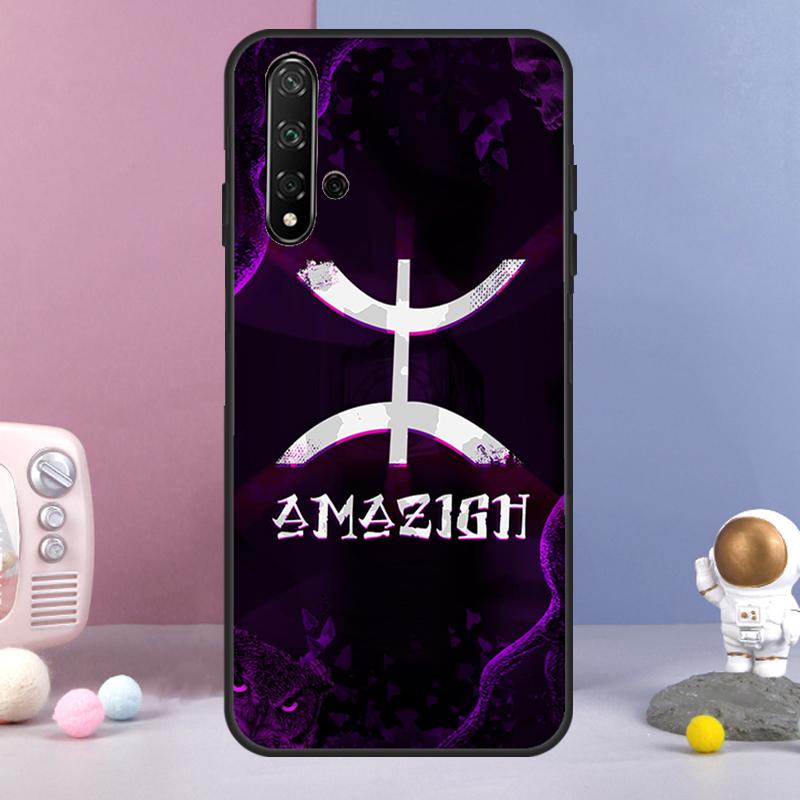 Amazigh Berber Flag For Huawei Nova Y60 Y61 Y70 Y72 Y73 Y90 Y91 9 10 SE 7i 8i 11i 12i P30 P40 Lite P60 Pro Case