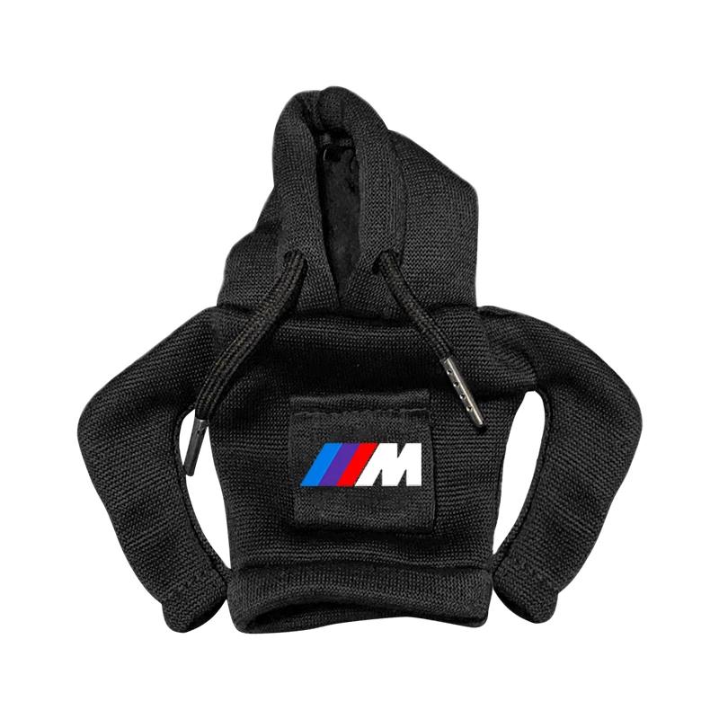 BAAH1 Hoodie Car Gear Car Shift Lever Cover Car Gear Shift Knob Styling For BMW E53 E70 E71 E72 E83 X1 X2 X3 X4 X5 X6 X7 E84 F48 F49