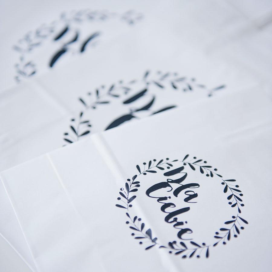 Small Bag "For You" - White - Set Of 10