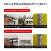 Flexible Squirrel Deterrent 0.5/1m Anti Rat Snake Baffle Blocks Anti Pigeon Spikes  Fence