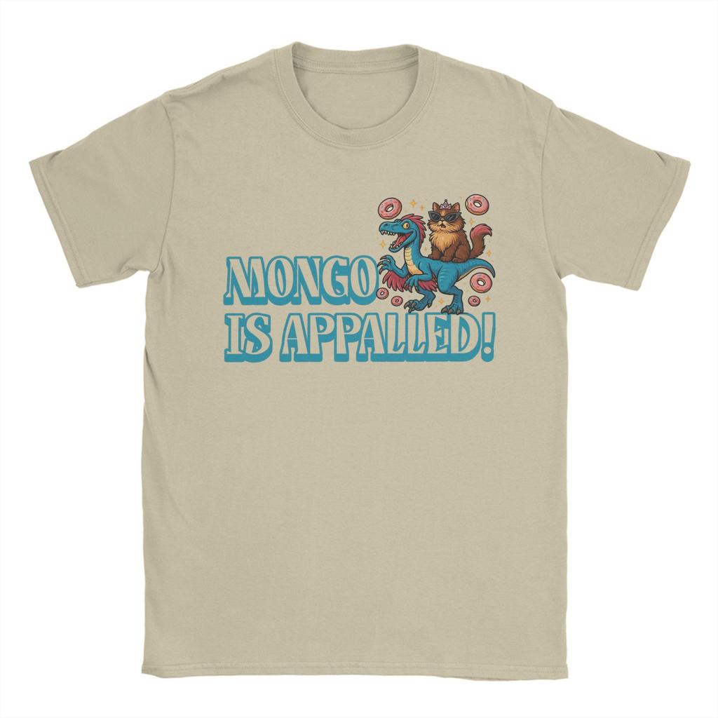 Mongo is Appalled Dungeon Crawler Carl princess donut T Shirts Men Pure Cotton Vintage TShirt O Neck  Tee Shirt Tops Graphic