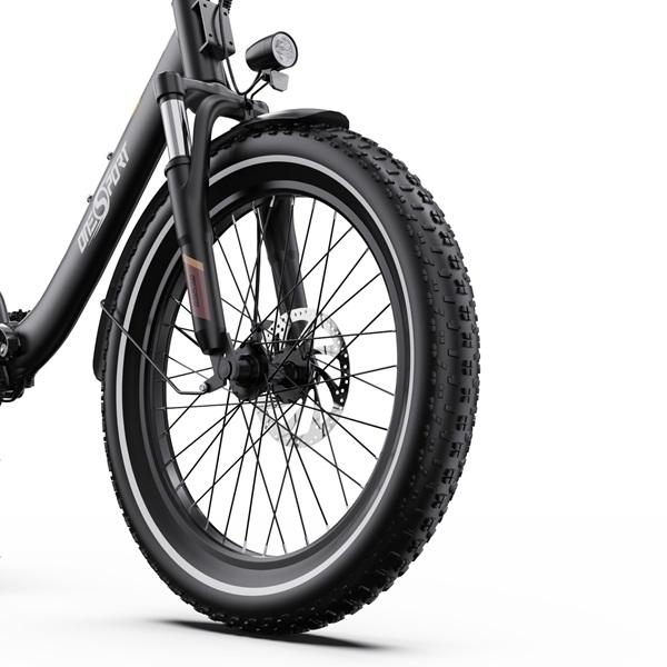 ONESPORT-OT16-2 Folding Electric Bike: 48V 250W Motor, 60-120KM Range, 17Ah Removable Battery, LCD Display, Perfect for City Commute