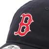 New Era 9TWENTY Low BOS Size 920 Washed BOS NVY Size 25J Cap, MLB, Navy, S/M, Red, Red,