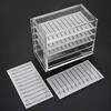 Acrylic Cosmetic Storage Makeup Organizer Clear Eyelash Storage Box Eyelashes Glue Pallet Holders 5 Layers Grafting Eyelash Extension Tool