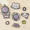 Embroidery Label Clothing Accessories Badge Cartoon Astronaut Cloth Label Handbook Accessories Embroidery Cloth Sticker