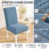 Woven Stretch Dining Chair Cover 3D Leaf Fabric Chair Slipcover Jacquard Chair Cover  for Banquet