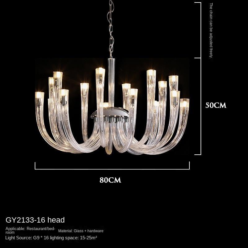 Лампа для гостиной, роскошная атмосфера, современная простая спальня, зал, столовая, креативная люстра