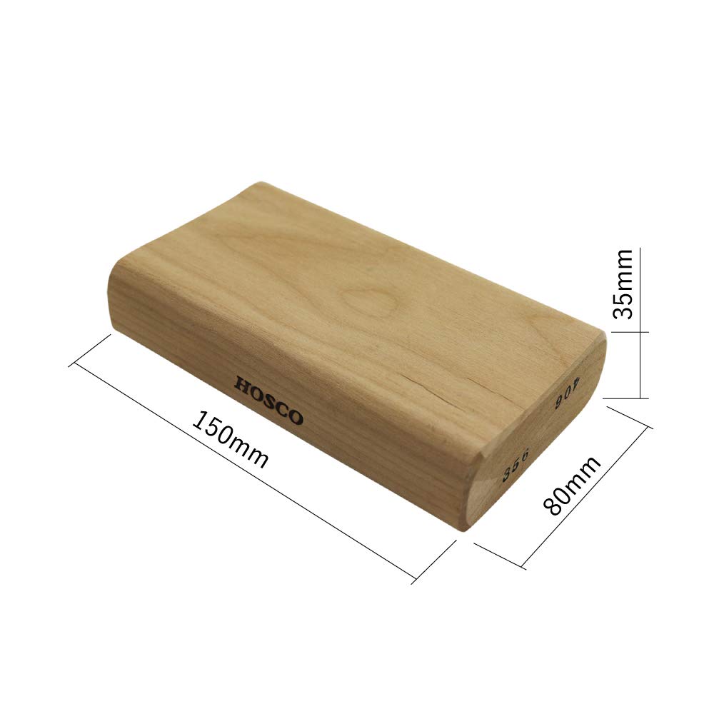 HOSCO Luthiers Tools Wooden Sanding Block, 14" (356R)/16" (406R), TWSB-3