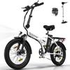 COLORWAY BK11M Adult Folding Electric Bicycle 20 Inch Off-Road Tires All-Terrain EBike 36V12Ah Motor 250W Motor City Commuting Electric Bike