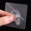 10Pcs Transparent Stainless Steel Strong Self Adhesive Hooks Key Storage Hanger