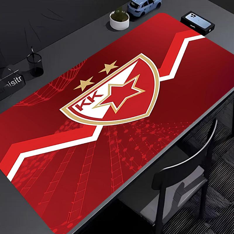 Red Star logo Mouse Pad - Non-Slip Rubber Base, Smooth Surface for Work,Gaming,Office,And Home Use, Desk Mouse Pad