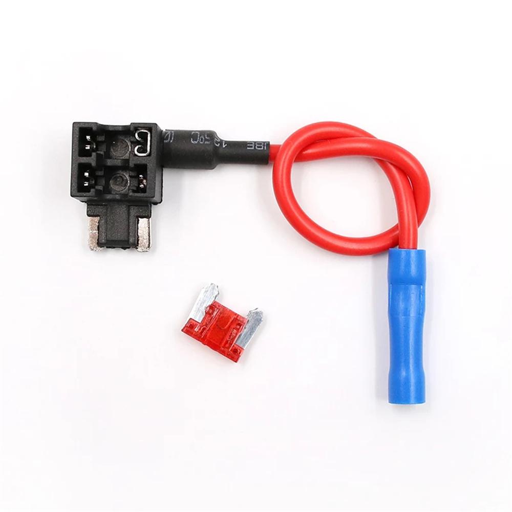 12V Fuse Holder Add-a-circuit TAP Adapter Micro2 Mini Small Standard ATM APM Blade Auto Fuse with Holder with 10A Blade Car Fuse Fuse Holders1