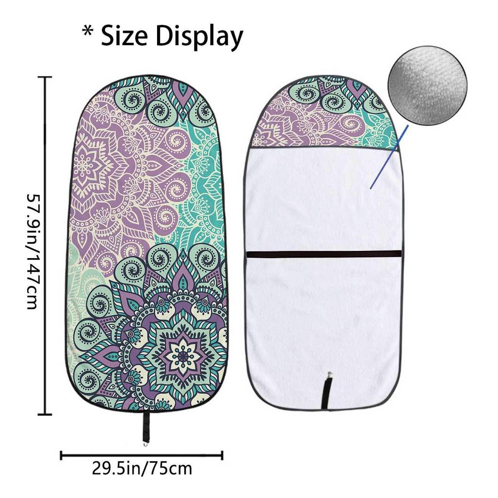 Universal Geometric Seat Cover: All-Season Front Seat Protector for Gym and Workout
