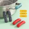 Silicone Pan Handle Ironing Sleeve Iron Pan Wok Handle Heat Resistant Wear-resistant Insulated Ear