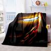 Iron Man Cartoon Comic Funny Expression Blanket, Warm Flannel Sofa Blanket, Home, Bedroom, Travel.