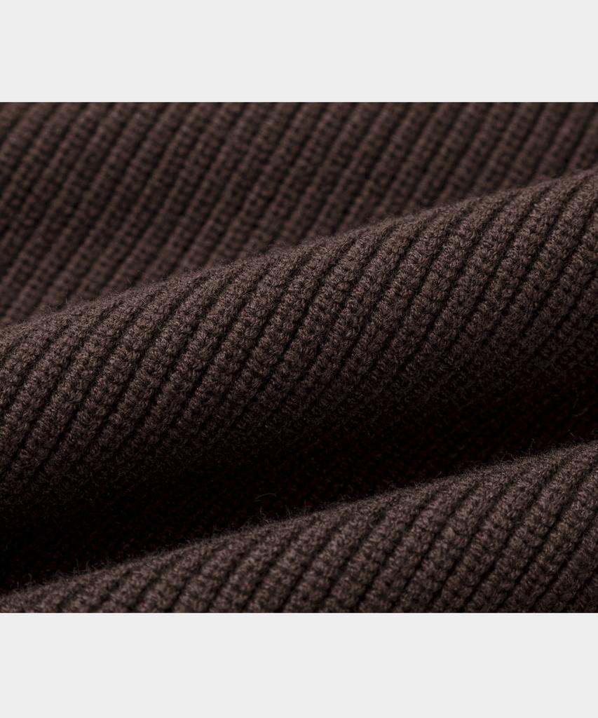 LETTERCOMO Essential Hazzi Round Knit Brown