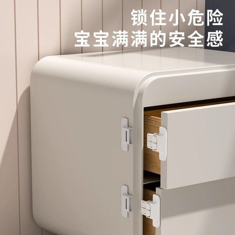 4x Fridge Locks Freezer Portable Automatic Closing Refrigerator Door Closer for Small Freezers