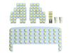 170 Series Sienta Pure White LED Room Lamp Set Hybrid Compatible NCP170 NCP175 NSP170 NHP170 6-Piece
