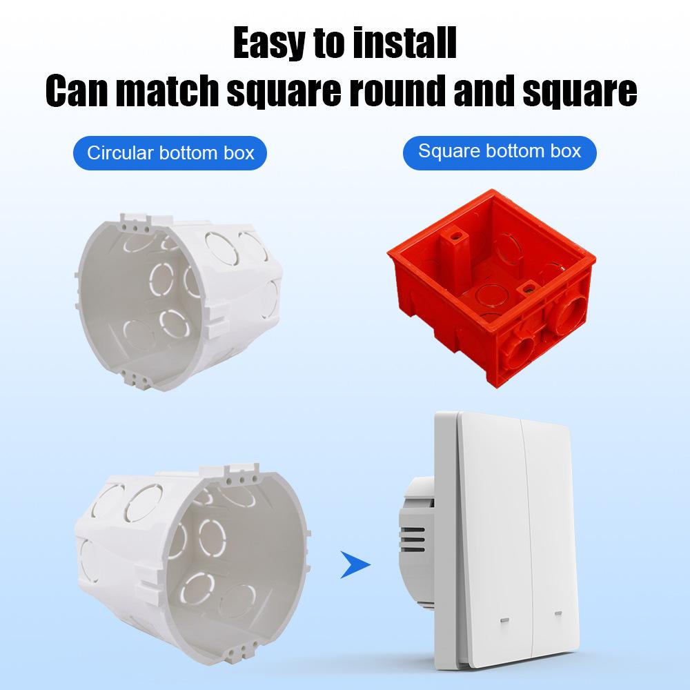 Tuya Smart Wall Light Switch Push Button Control No/With Neutral Wire APP Remote Timing Support Alexa Google Home Yandex Alice