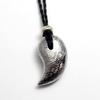 Gibeon Magatama Pendant Space Karen Natural Power Small Choker, Meteorite, Silver, Stone, Stone,