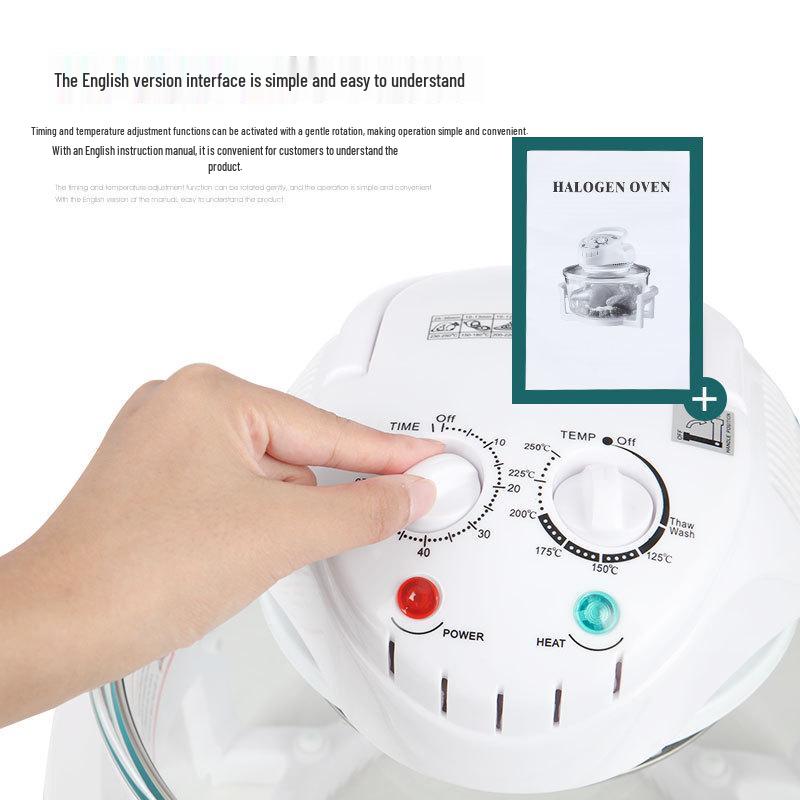 Стеклянная аэрофритюрница 110 В и галогеновая микроволновая печь - европейские, британские и американские стандарты