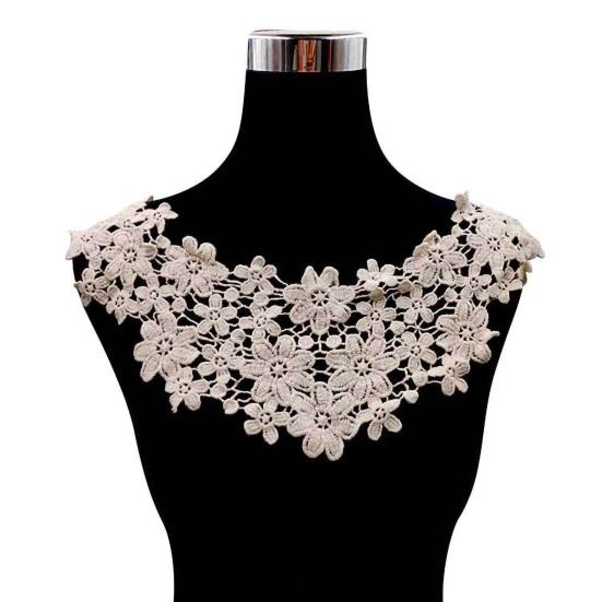 Lace Neckline Hollow Design DIY Craft Embroidery Lace Neckline Hollow Design Sewing DIY
