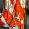 Commuter Thin Large Size Shawl Vacation Beach Scarf Silk Scarf Simulation Silk Scarf New Silk Scarf Ladies Li Brocade