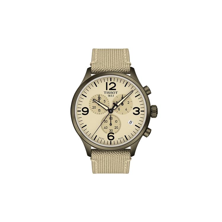 Tissot Коллекция Soko Кварцевый механизм Водонепроницаемость 100 м Мужские часы 45 мм Желтый циферблат T116.617.37.267.01