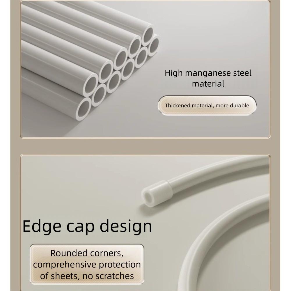 Round Spirals Drying Rack Stainless Steel Spirals Clothes Pole Quilt Sheet Hanger  Balcony