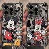 Граффити M-Микки Минни Покрытие Чехол для телефона Для iPhone 17 17e 16e 16 15 14 13 12 11 Pro Max X XR XSMax Mini Air Plus Противоударный