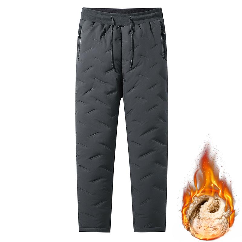 Мужские зимние флисовые толстые овечьи шерстяные теплые спортивные штаны повседневные водонепроницаемые шерстяные брюки большого размера 7XL мужские черные серые спортивные брюки