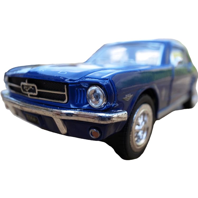 KINSMART Масштаб 1964 Ford Mustang Литая Модель Синий 1/34 Автомобиль,