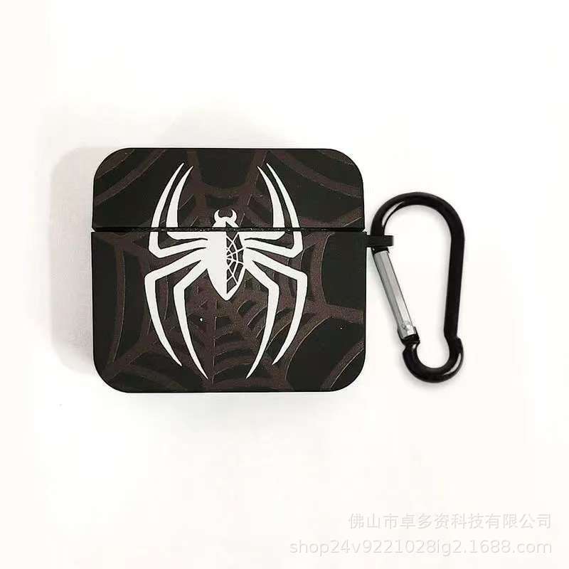 Big spider, suitable for AirPods Apple Bluetooth wireless headset case case square case anti-drop creative cartoon