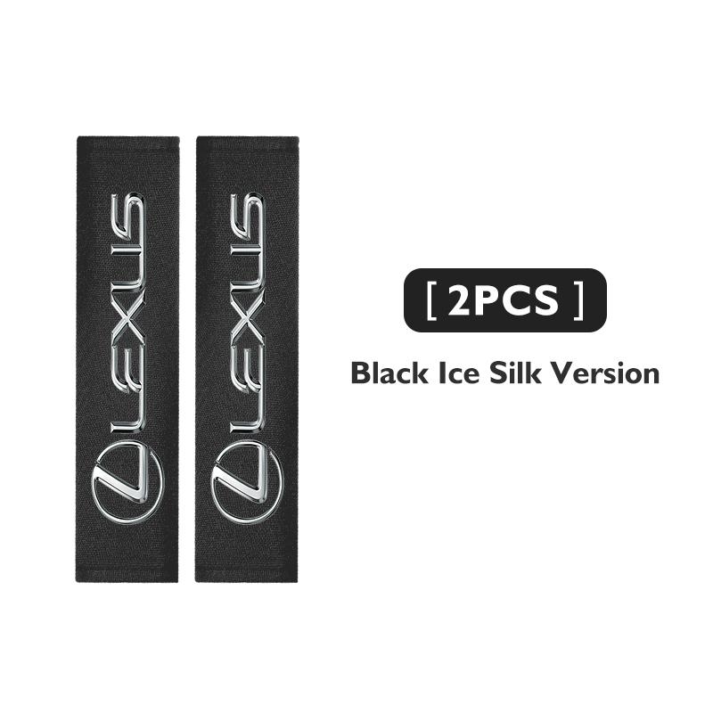 For Lexus 1/2pcs Car Safety Belt Shoulder Cover Pads Interior Decoration CT ES GS NX IS250 RX350 IS200 LX570 UX250h CT200hMK5