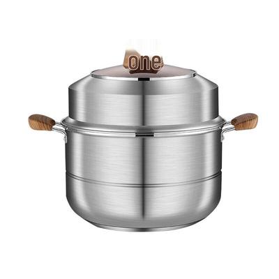 Двухъярусная пароварка Shangheng из нержавеющей стали 304, 28 см