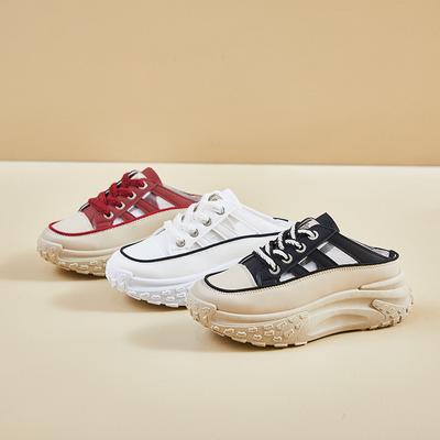 Новые полуботинки белого цвета, женские, на толстой подошве, универсальные, классные, легкие, полые, модные туфли, повседневная обувь