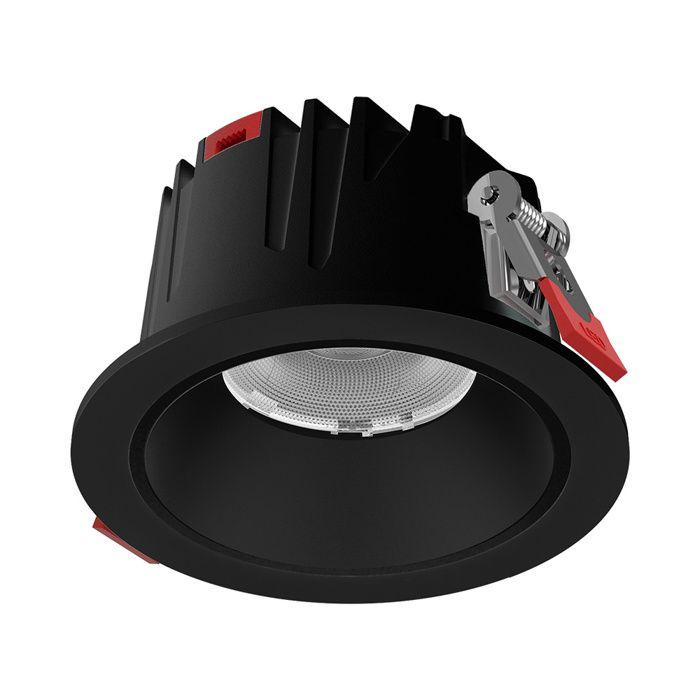 Set of 5 Braytron Black 20W 3-in-1 IP20 Recessed LED Spotlights