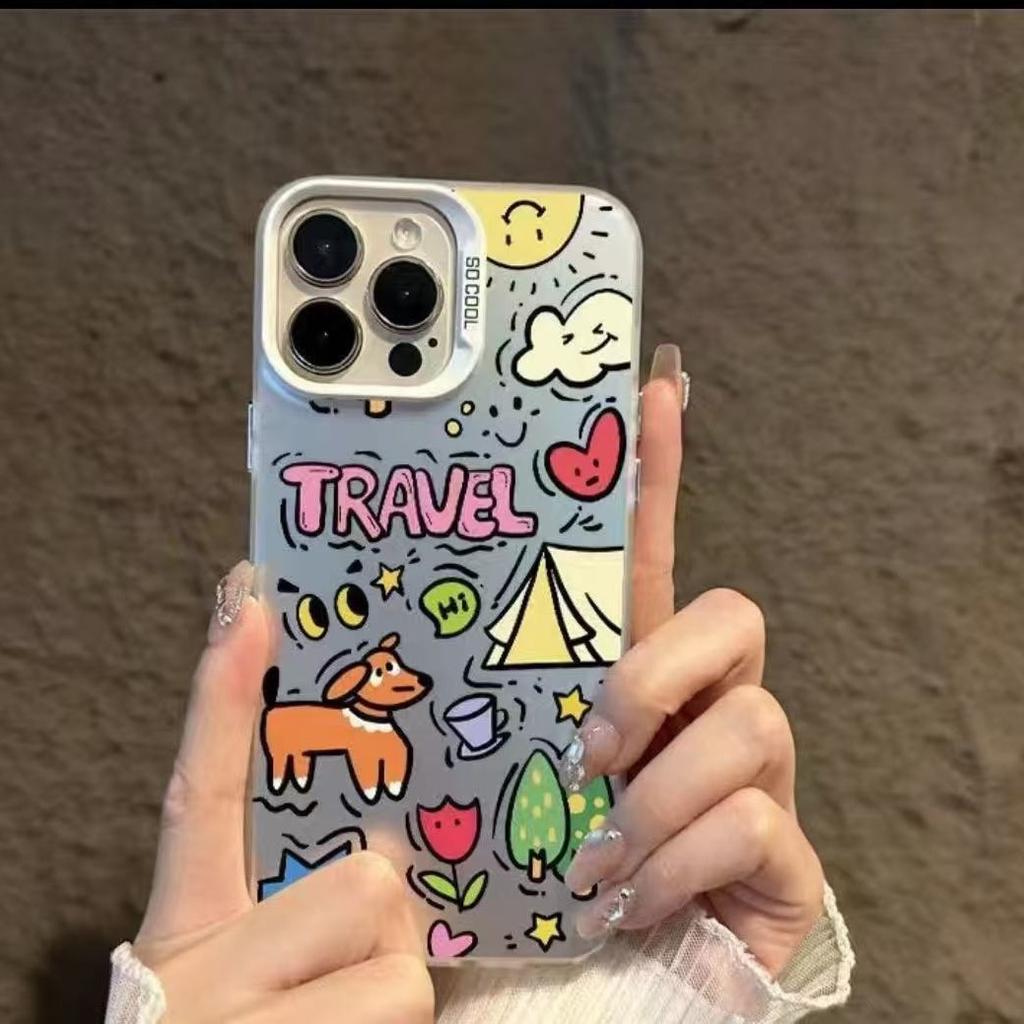 New graffiti puppy case for iPhone 18, iPhone 15 Pro Max/14, drop-proof for iPhone 13 Pro/12/11X
