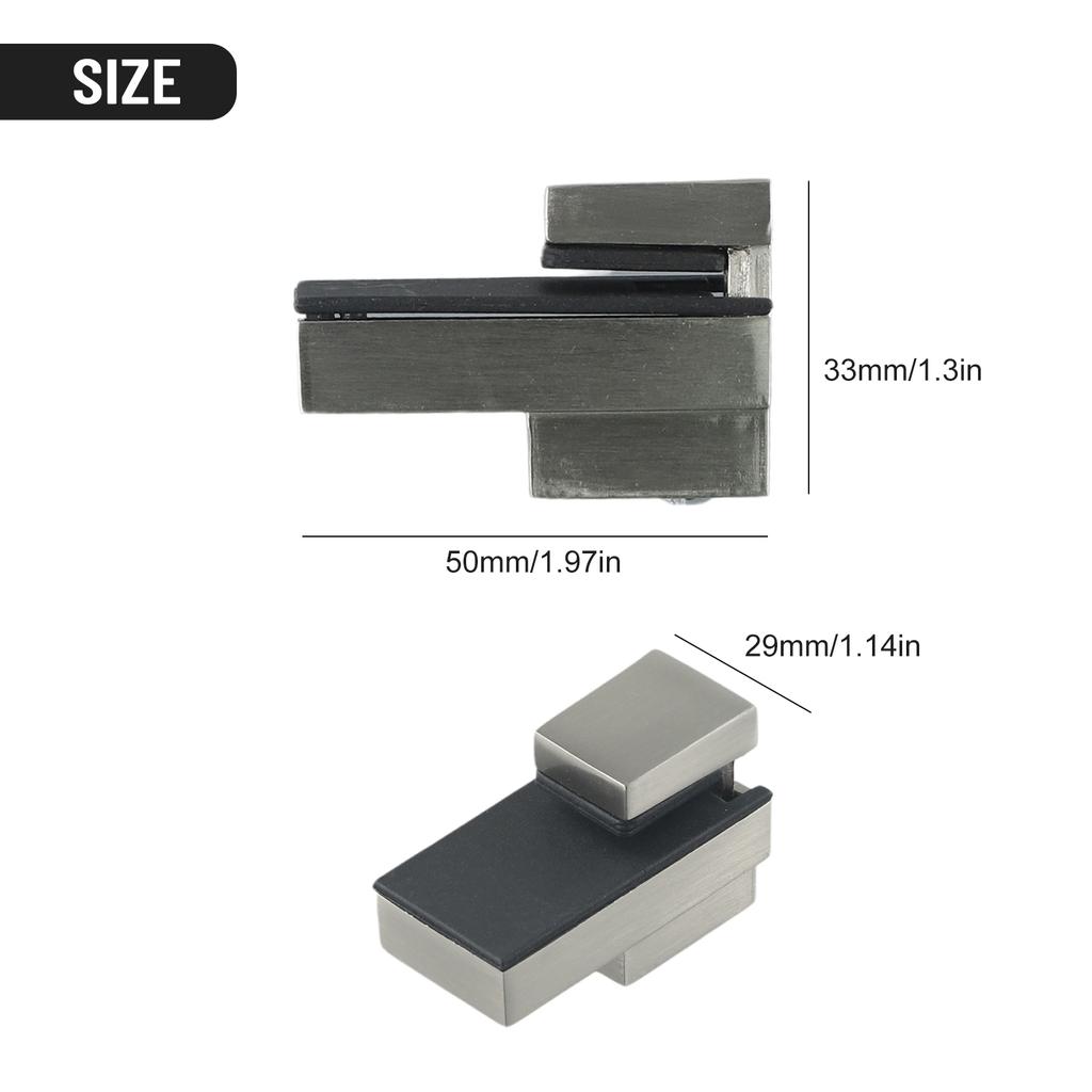 2/4 шт. кронштейны для крепления стеклянной полки, регулируемый зажим для полки, держатель кронштейна для стеклянной пластины на офисном столе, перегородка