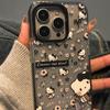 Милый цветочный kt кот Чехол для мобильного телефона Apple 11promax iPhone11 двухцветный 11 прозрачный черный край 11 силиконовый 11