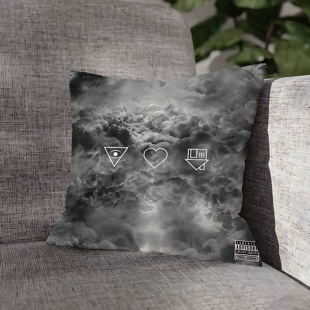 Чехол на подушку N-Neighbourhood I Love You для 45x45см 40x40см 55x55см 50x50см 30x30см Квадратный чехол на автомобильную подушку
