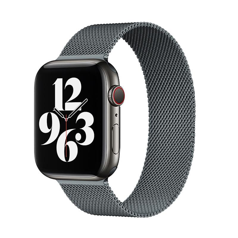 Ремешок для Apple Watch, ремешок 44 мм, 40 мм, 38 мм, 42 мм, металлическая магнитная петля, аксессуары Correa, браслет iWatch серии 4, 3 SE, 6, 7, 45 мм, 41 мм, 49 мм