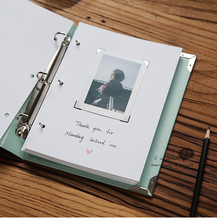 Блокнот на кольцах из крафт-бумаги формата А5: Ретро Журнал и Литературный Дневник Путешествий Планировщик для Девочек